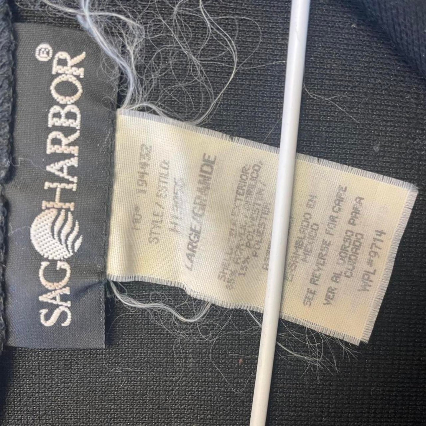 Sag harbor black zip up