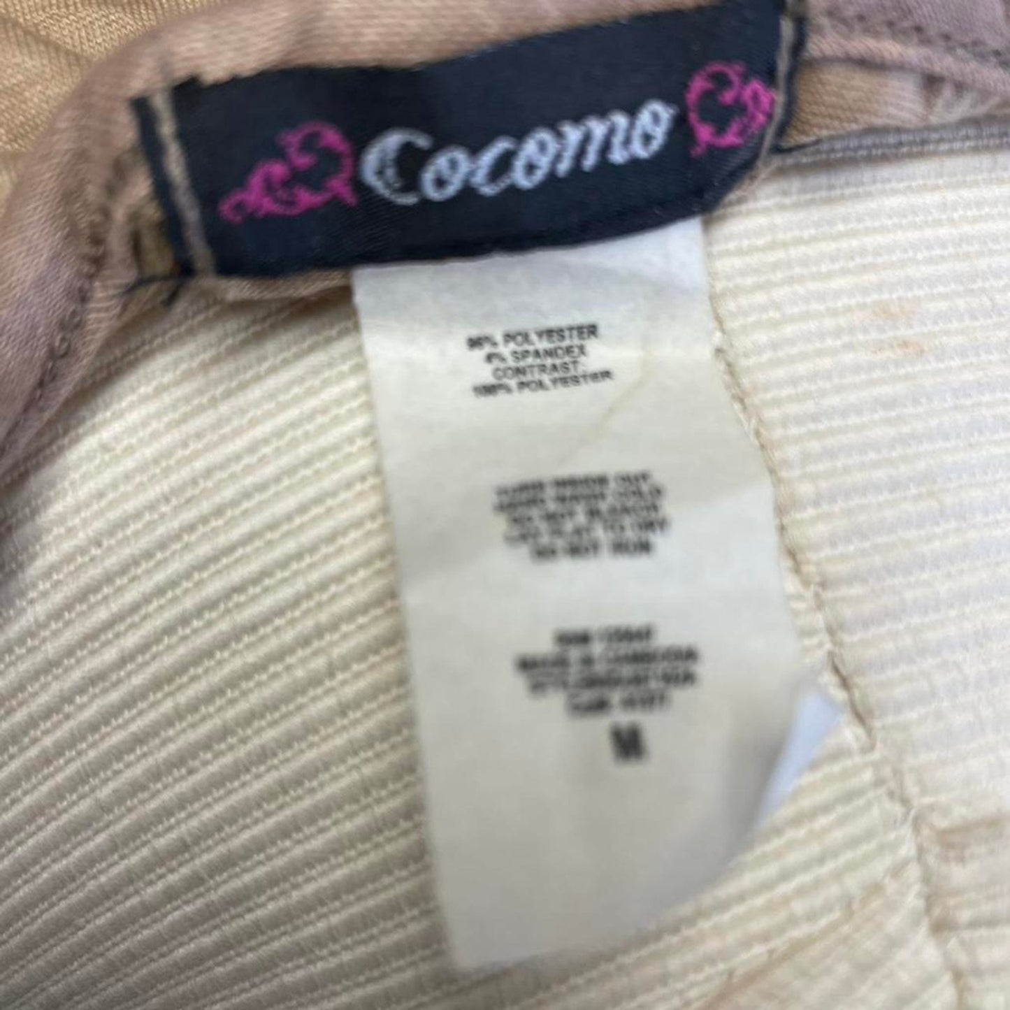 Cocomo tan ruffle tank top