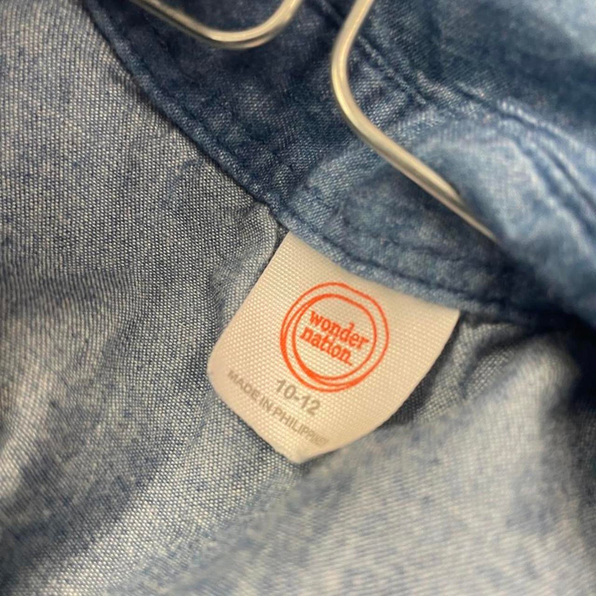 Wonder nation blue denim jumpsuit
