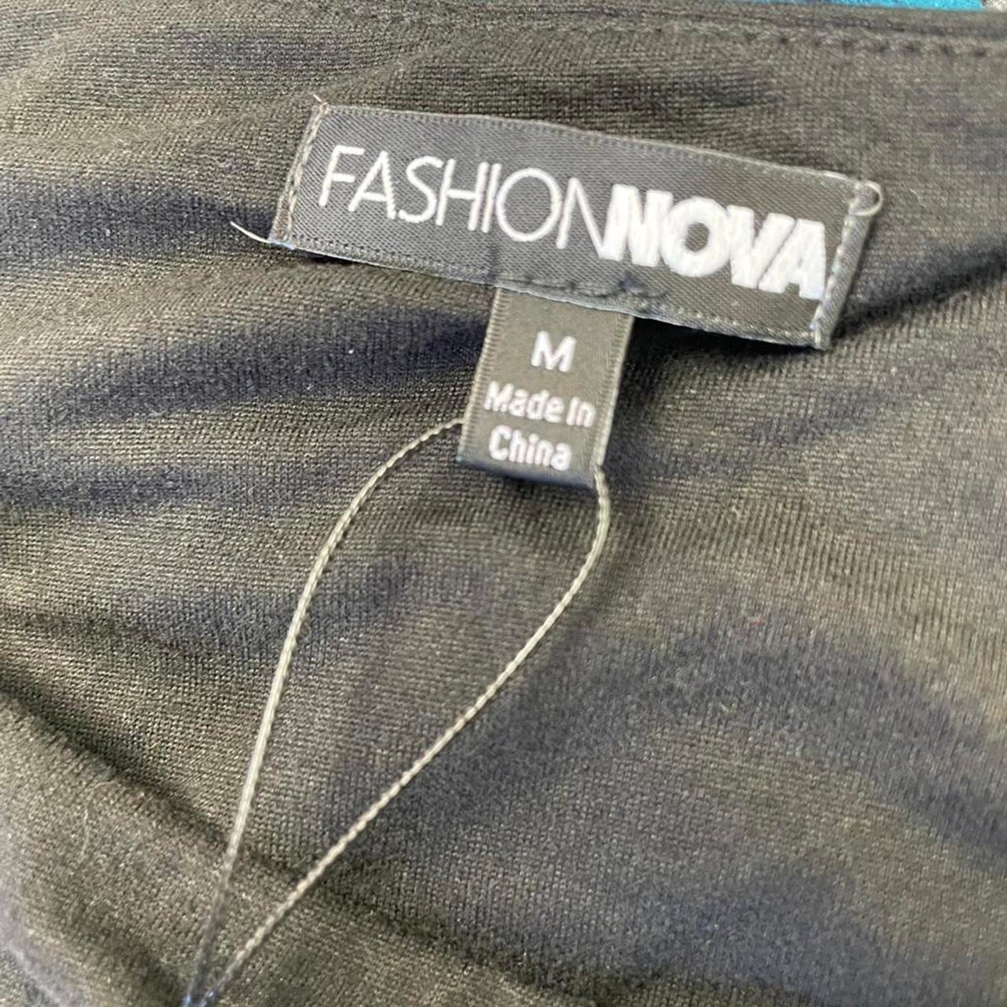 Fashion nova black bodycon dress