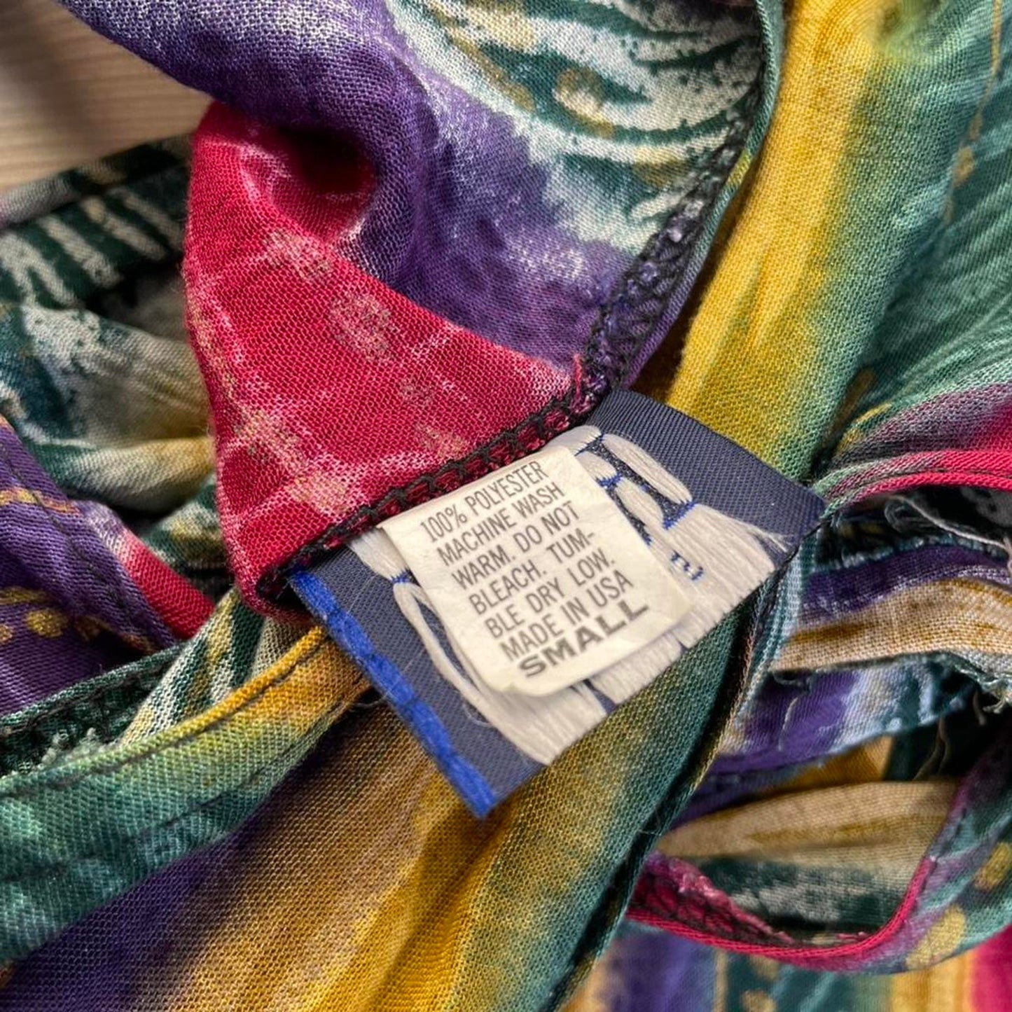 90s multicoloured maxi dress