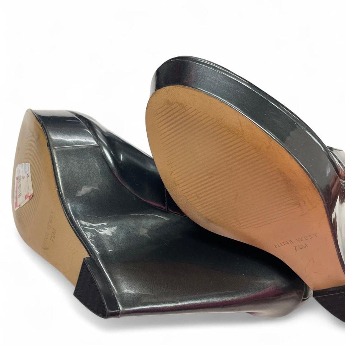 Nine west black patent leather