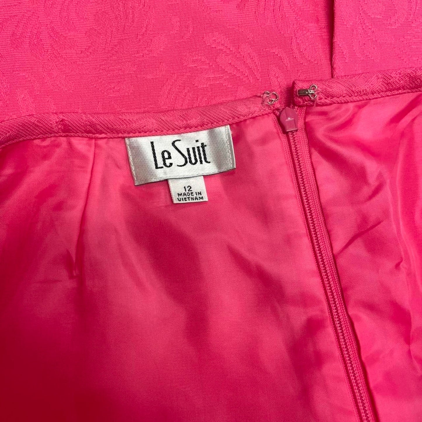 Le suit pink midi skirt