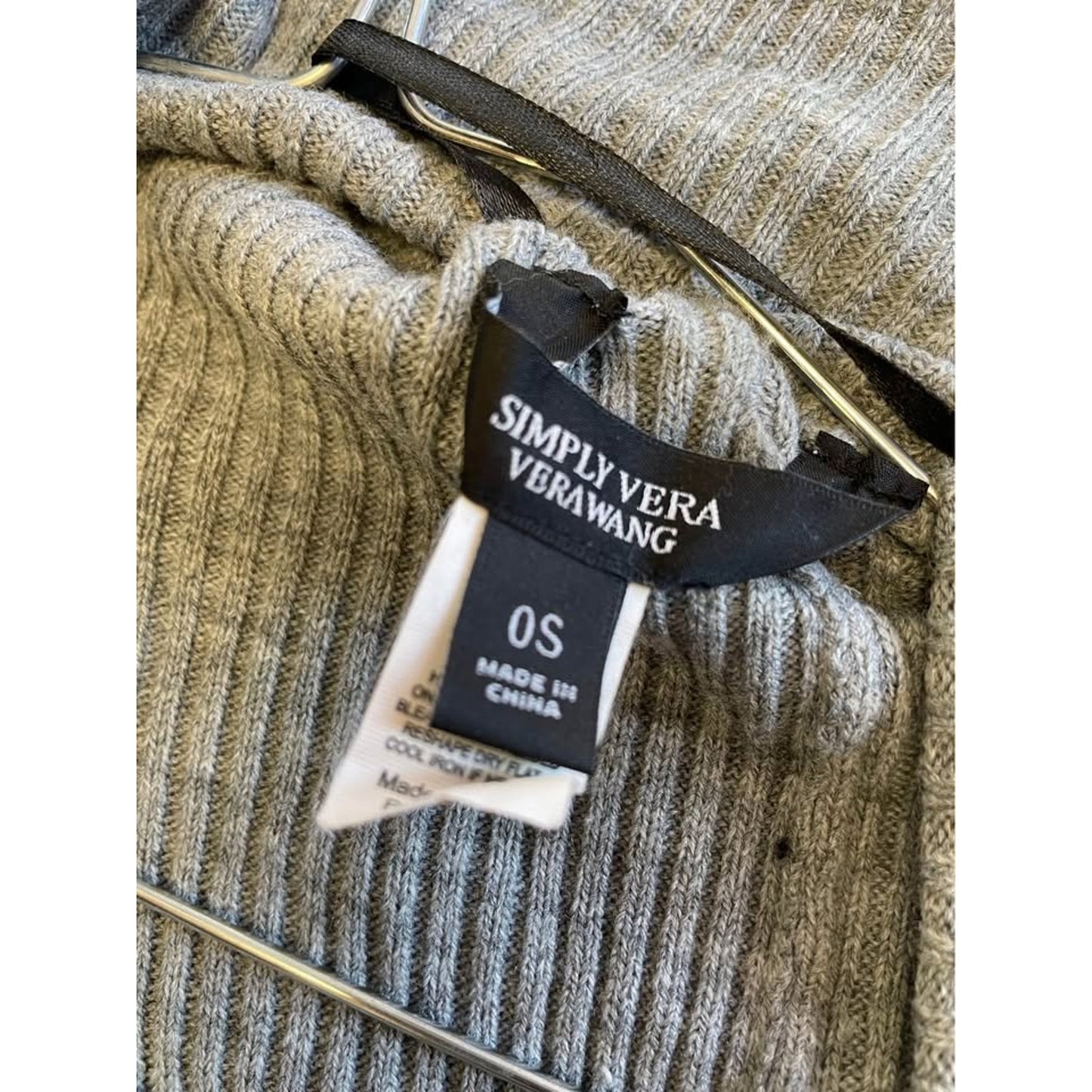 Grey throw over