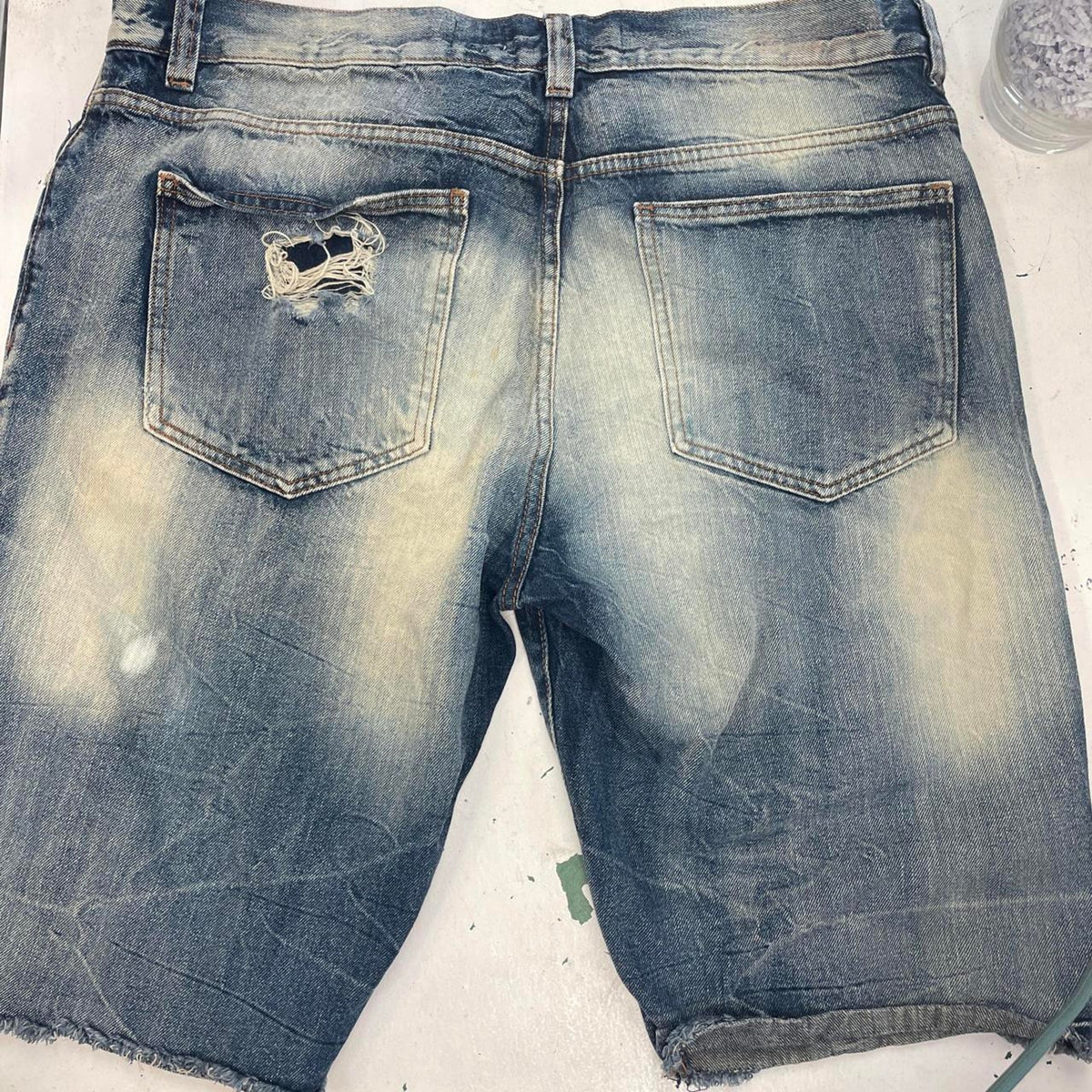 A.Evolution in design blue denim