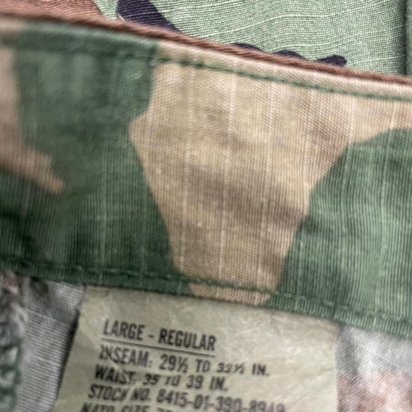 Camo cargo shorts with patches