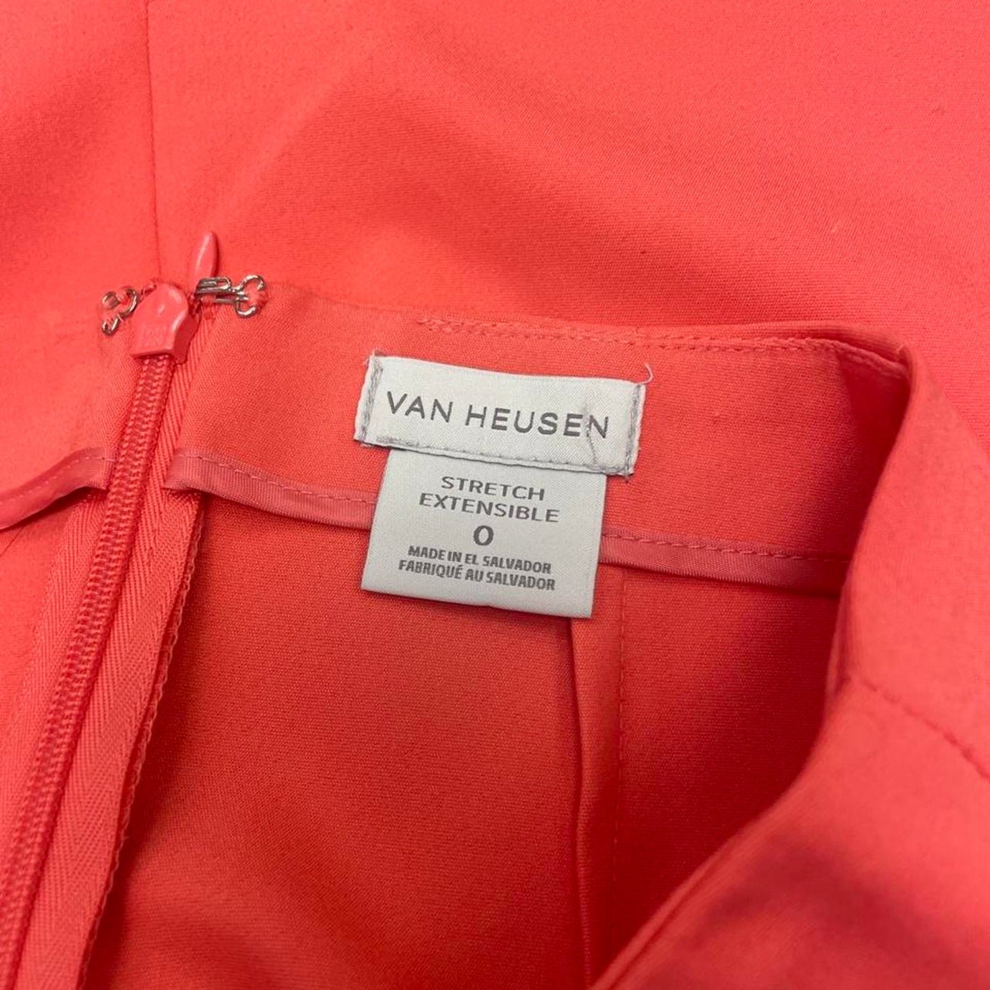 Van heusen orange skirt size