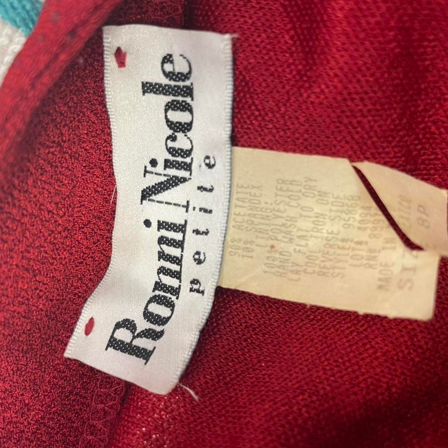 Red sparkly cardigan