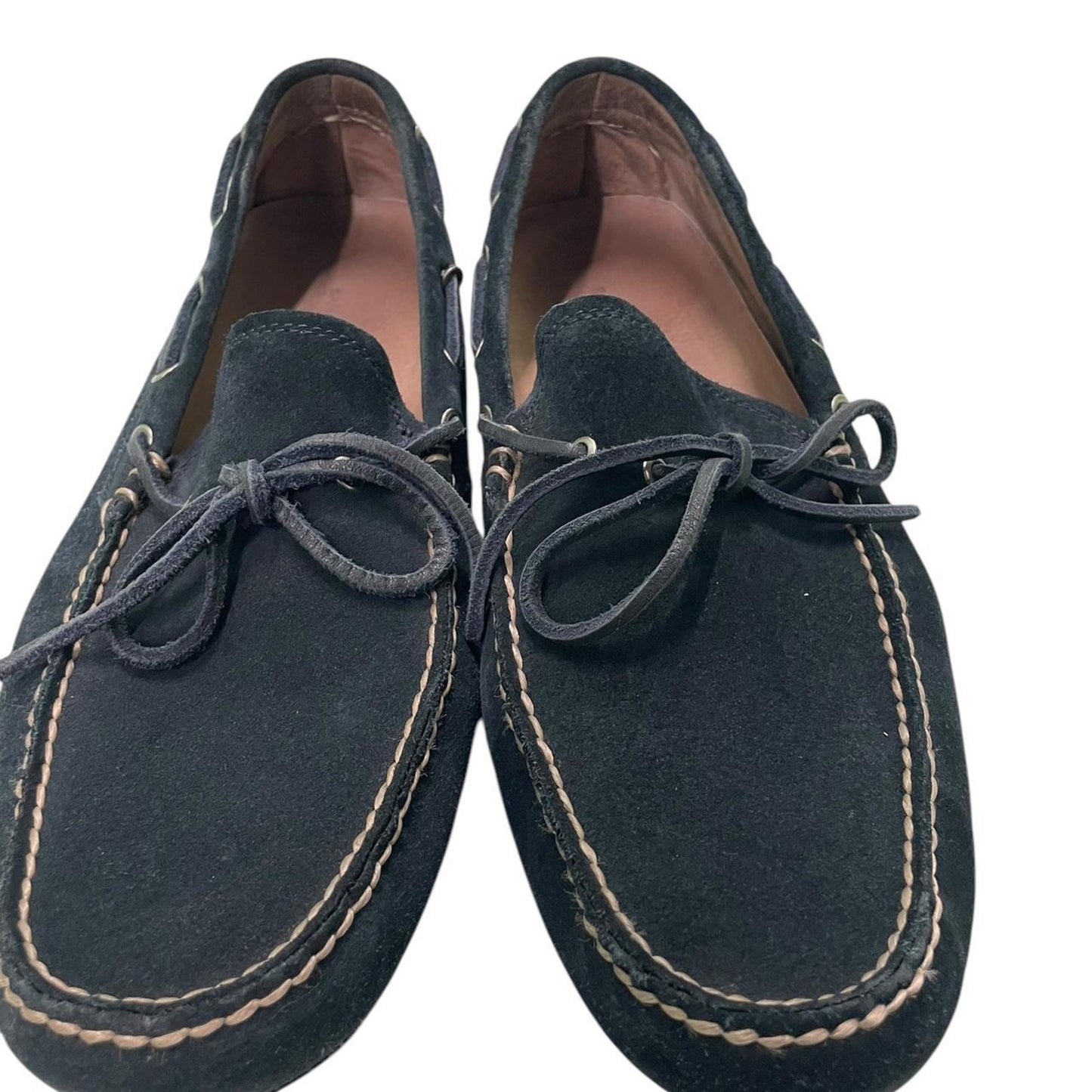 Black suede banana republic