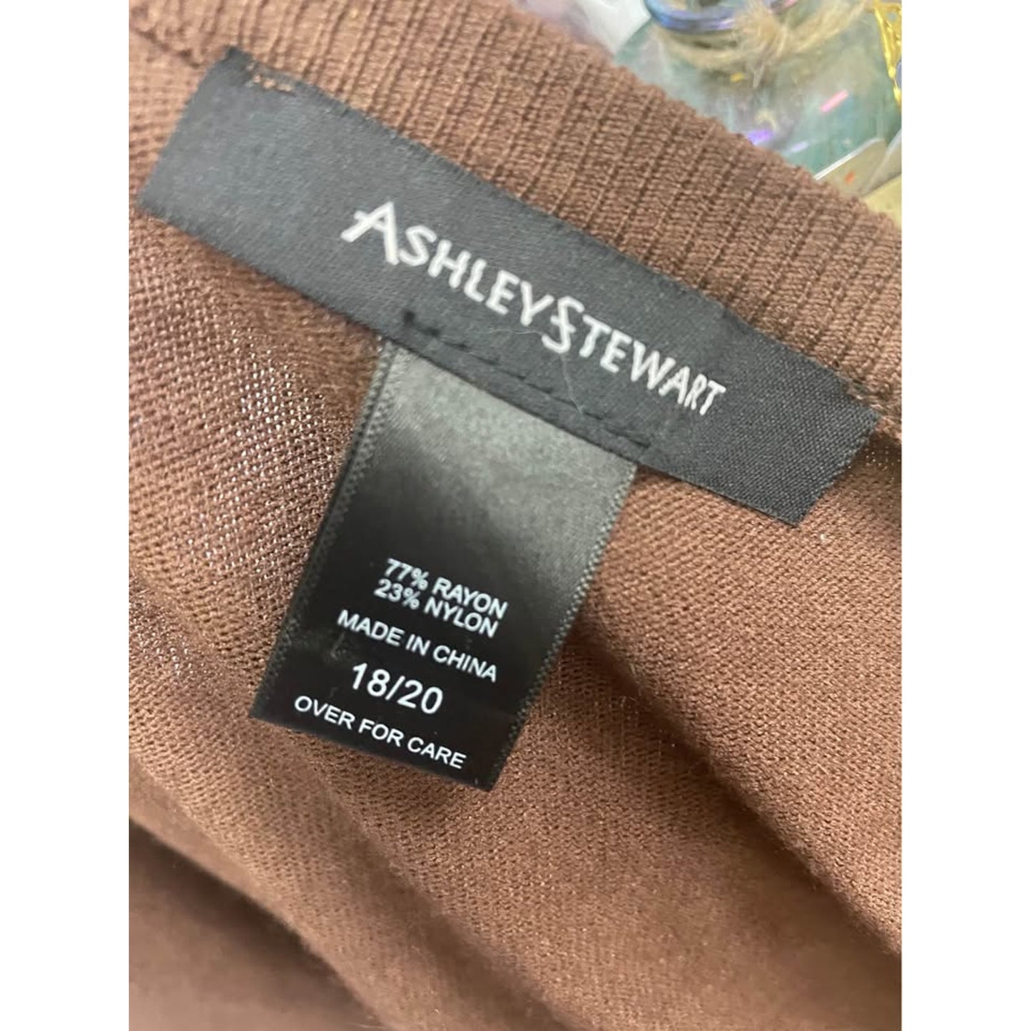 Brown cardigan