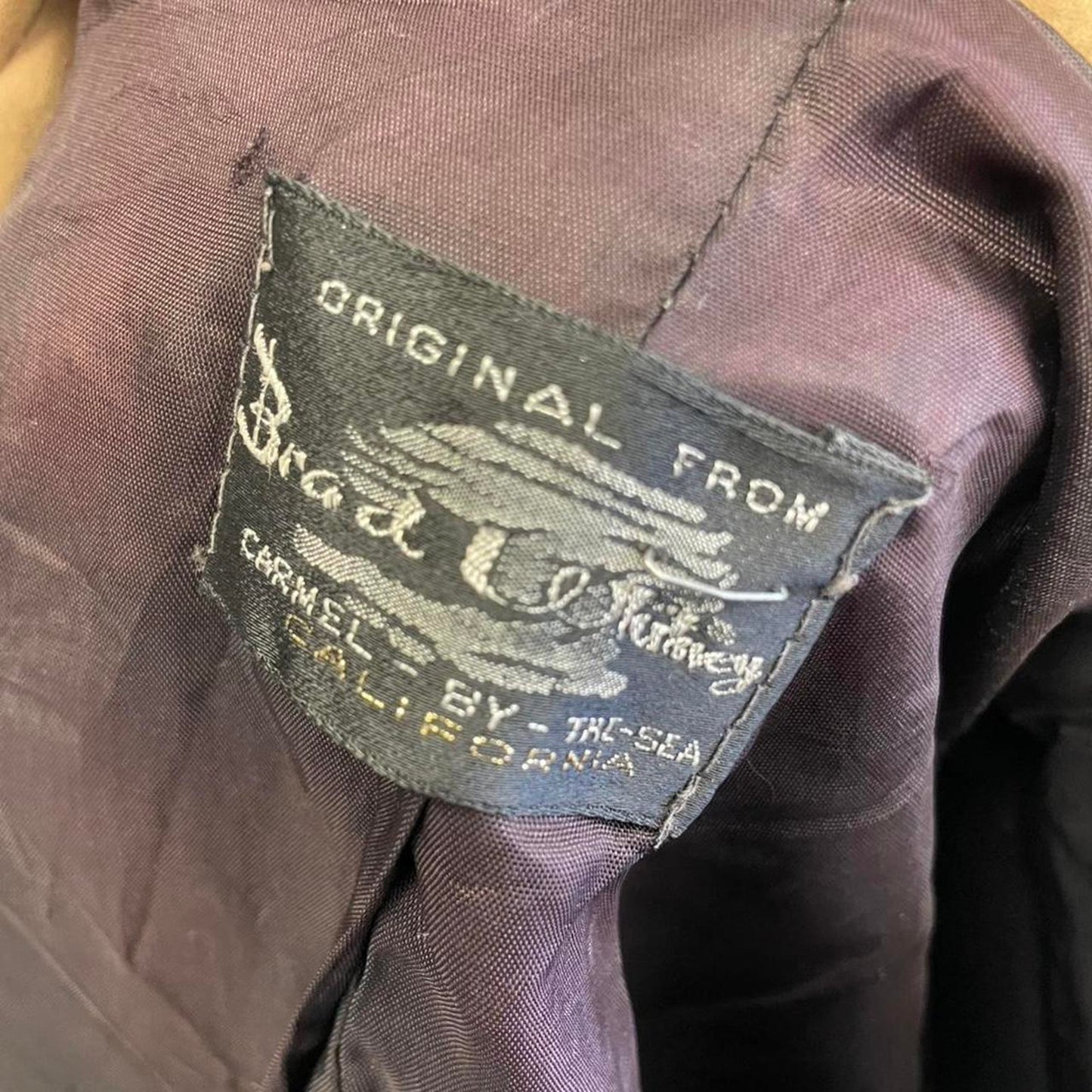 70s brown suede jacket with