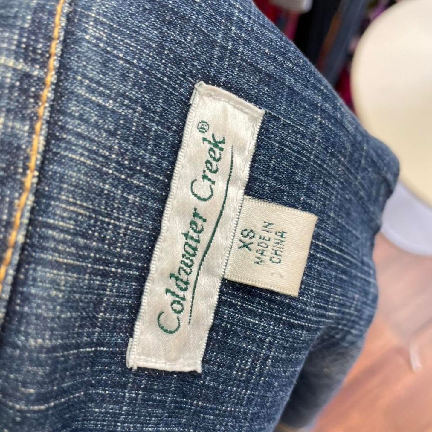 Coltwater creek blue denim jacket