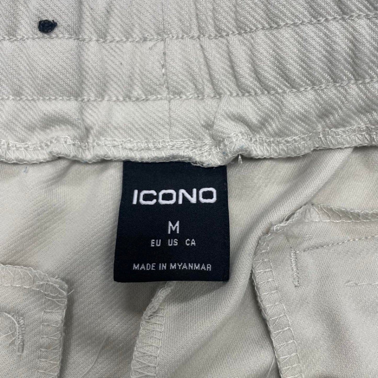 Icono cream sweatpants size m