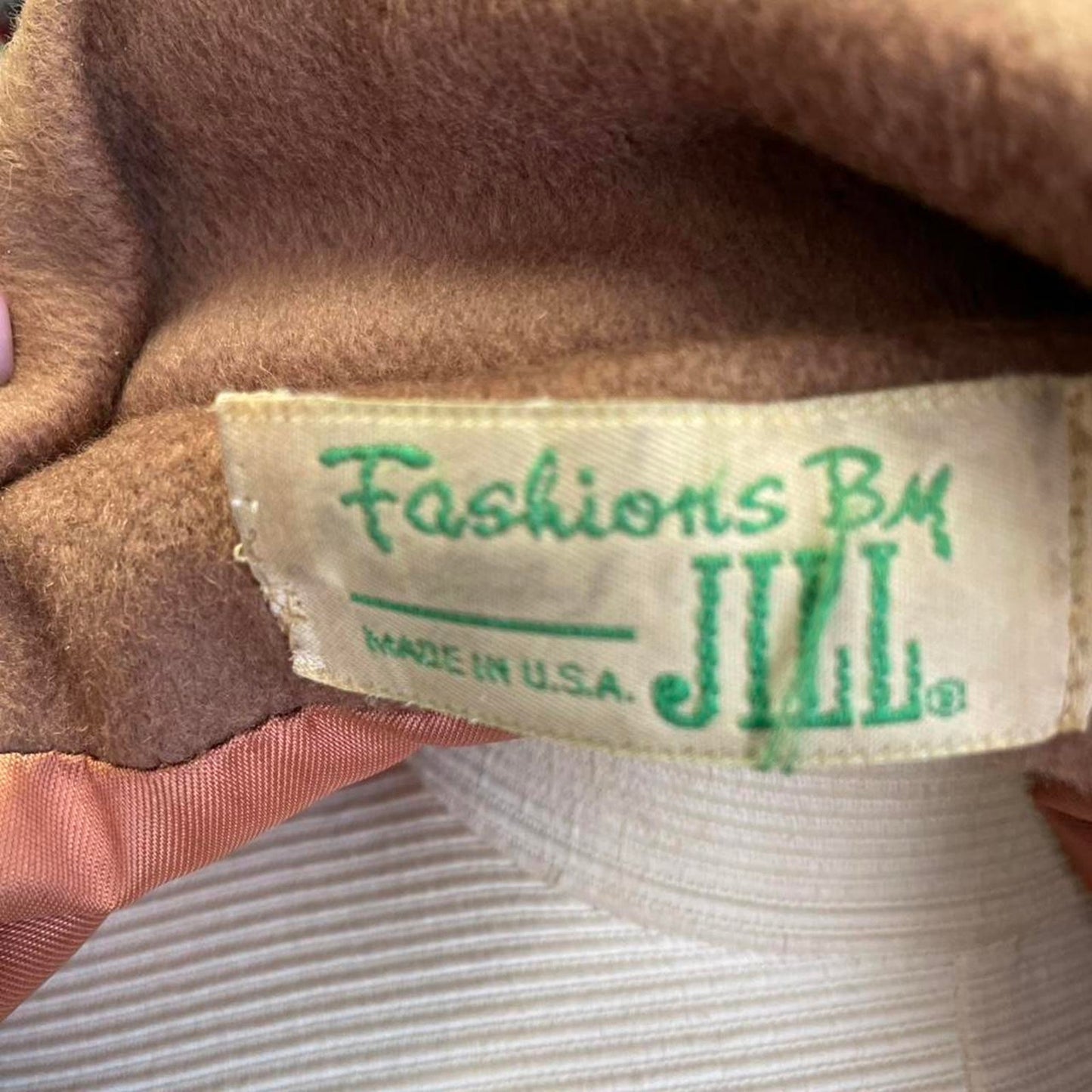 Jill jr pink wool coat