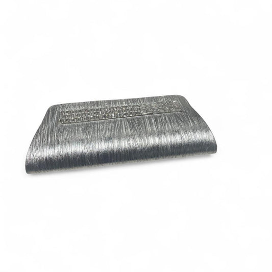 SILVER Clutch purse