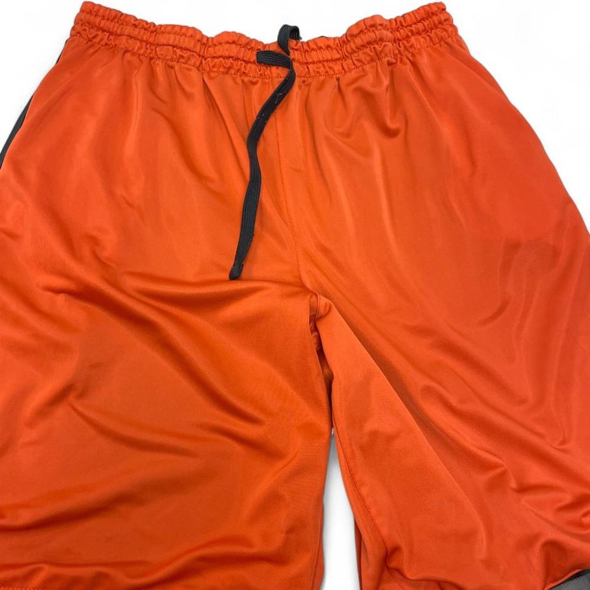A.Gray orange basketball shorts