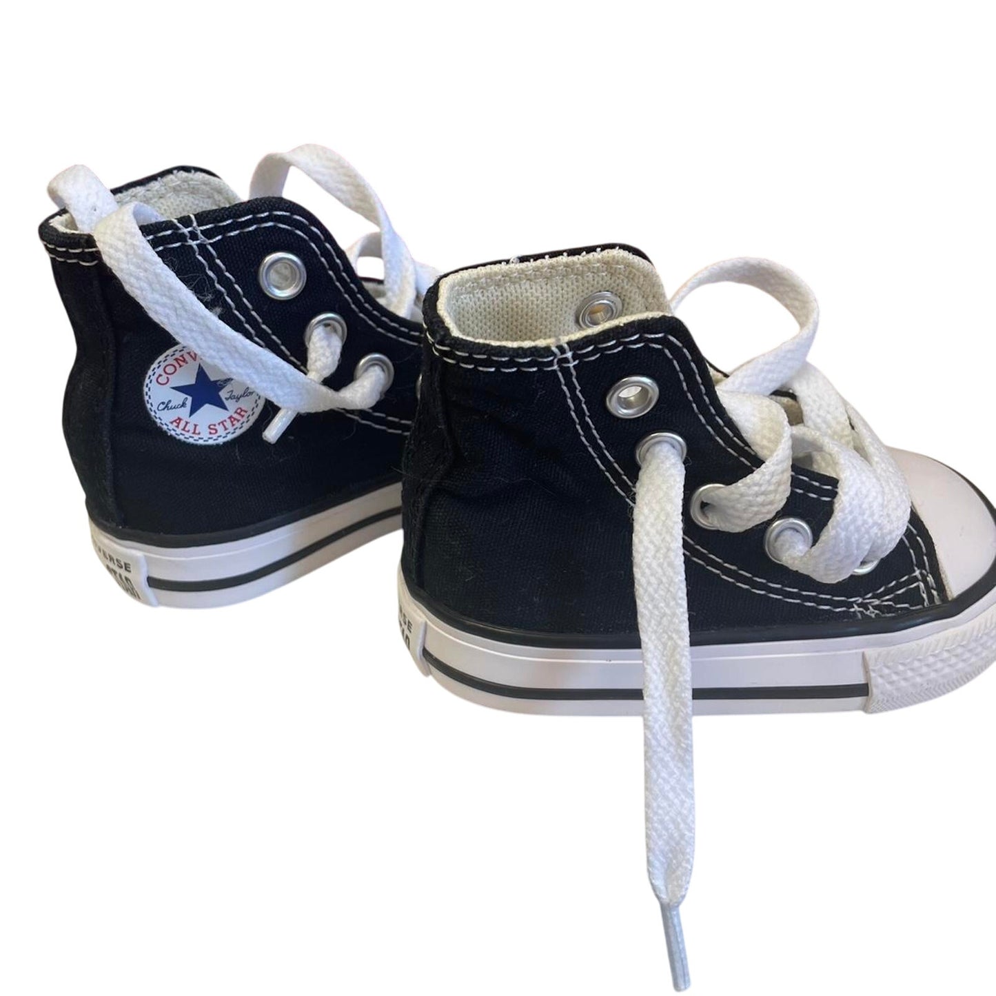 Black and white converse