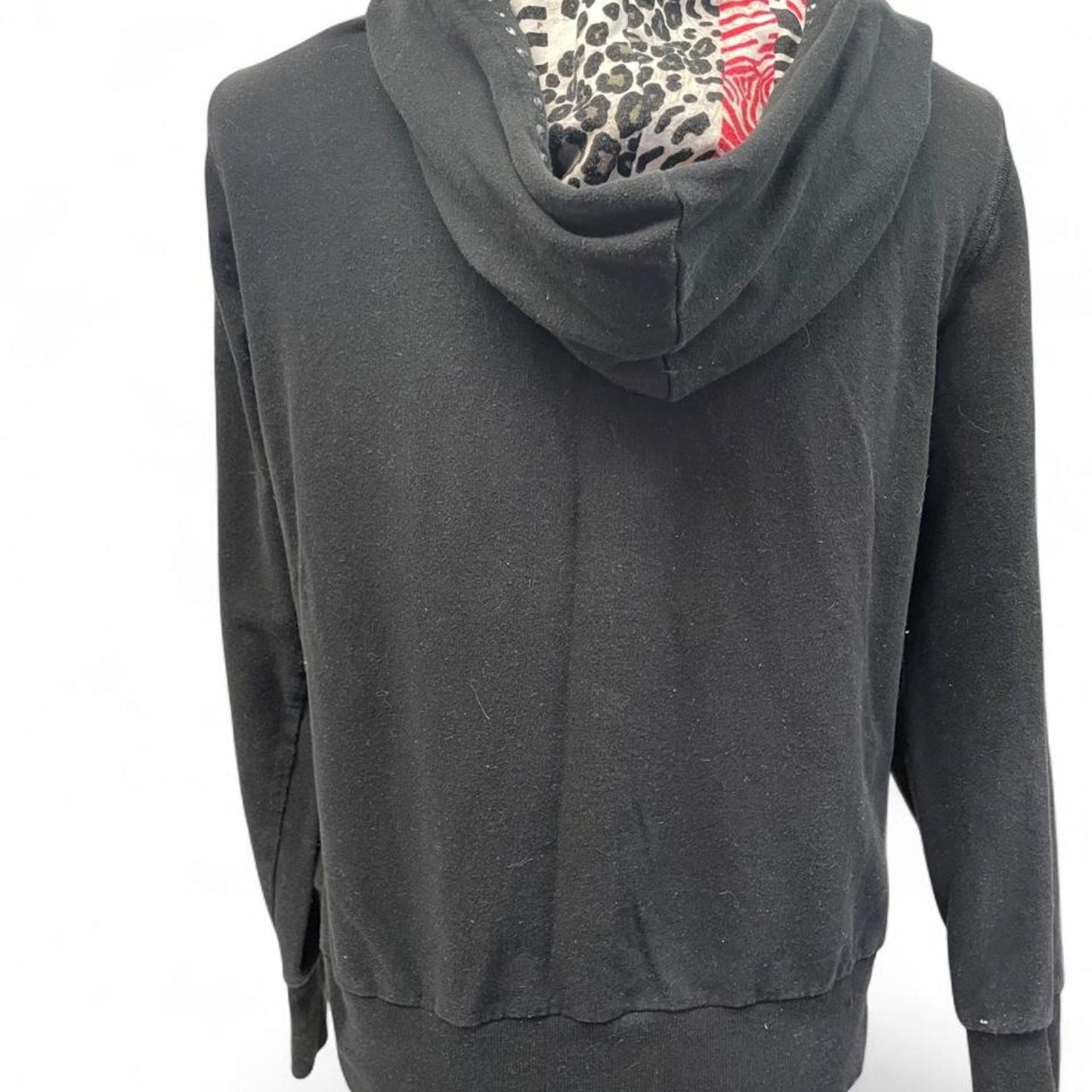 Black zip up hoodie
