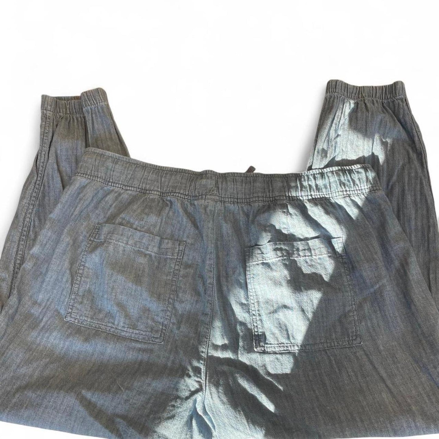 Tan chino trousers with a