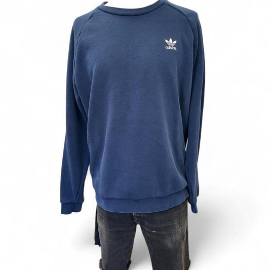 Adidas navy blue crewneck sweatshirt