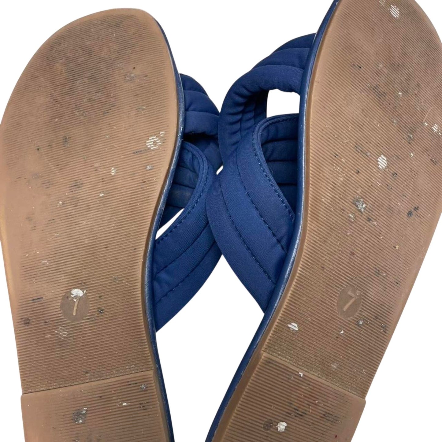 Navy blue sandals