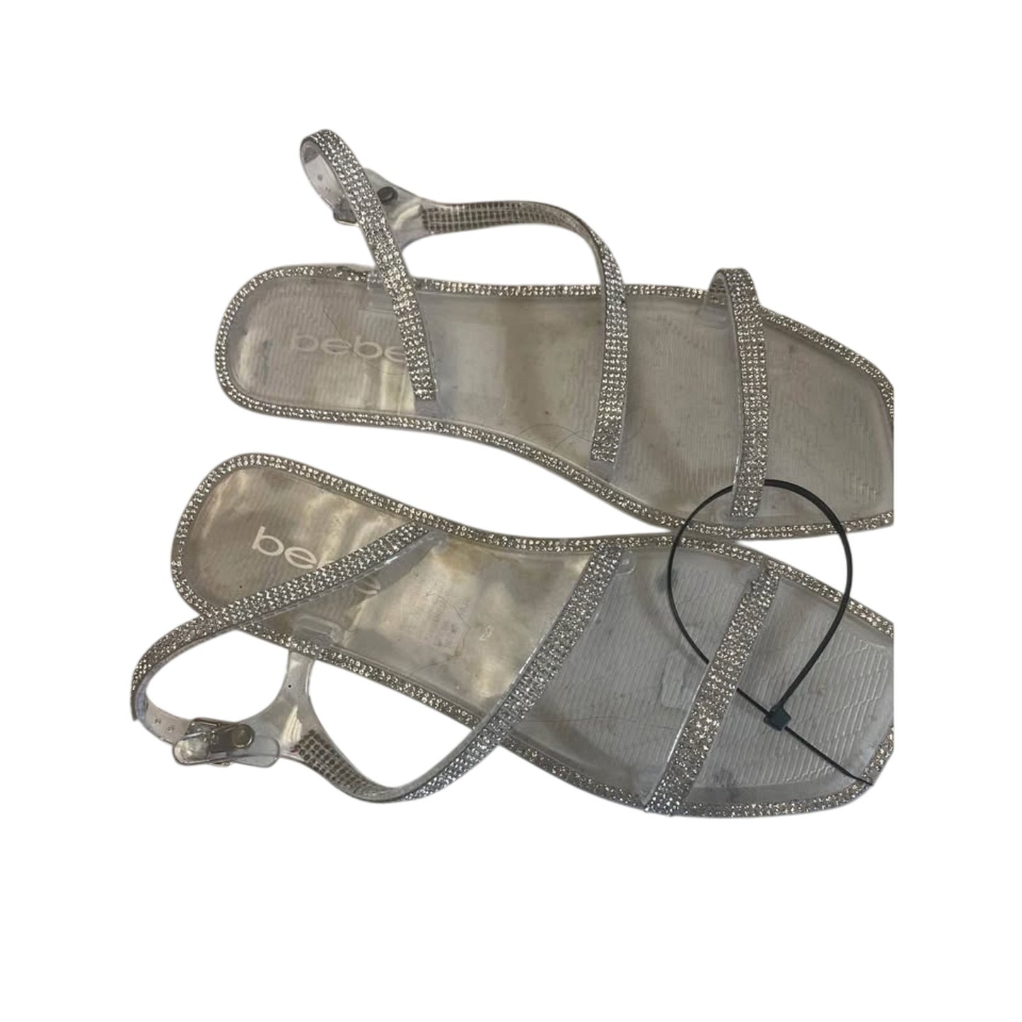 Clear sandals size 10