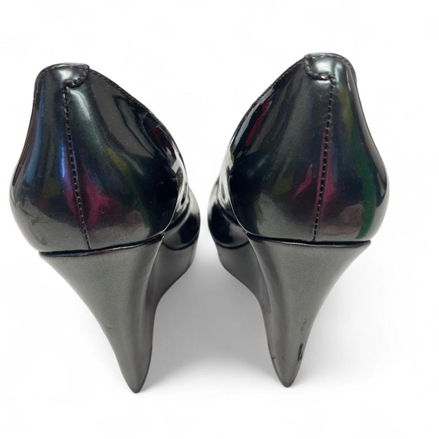 Nine west black patent leather