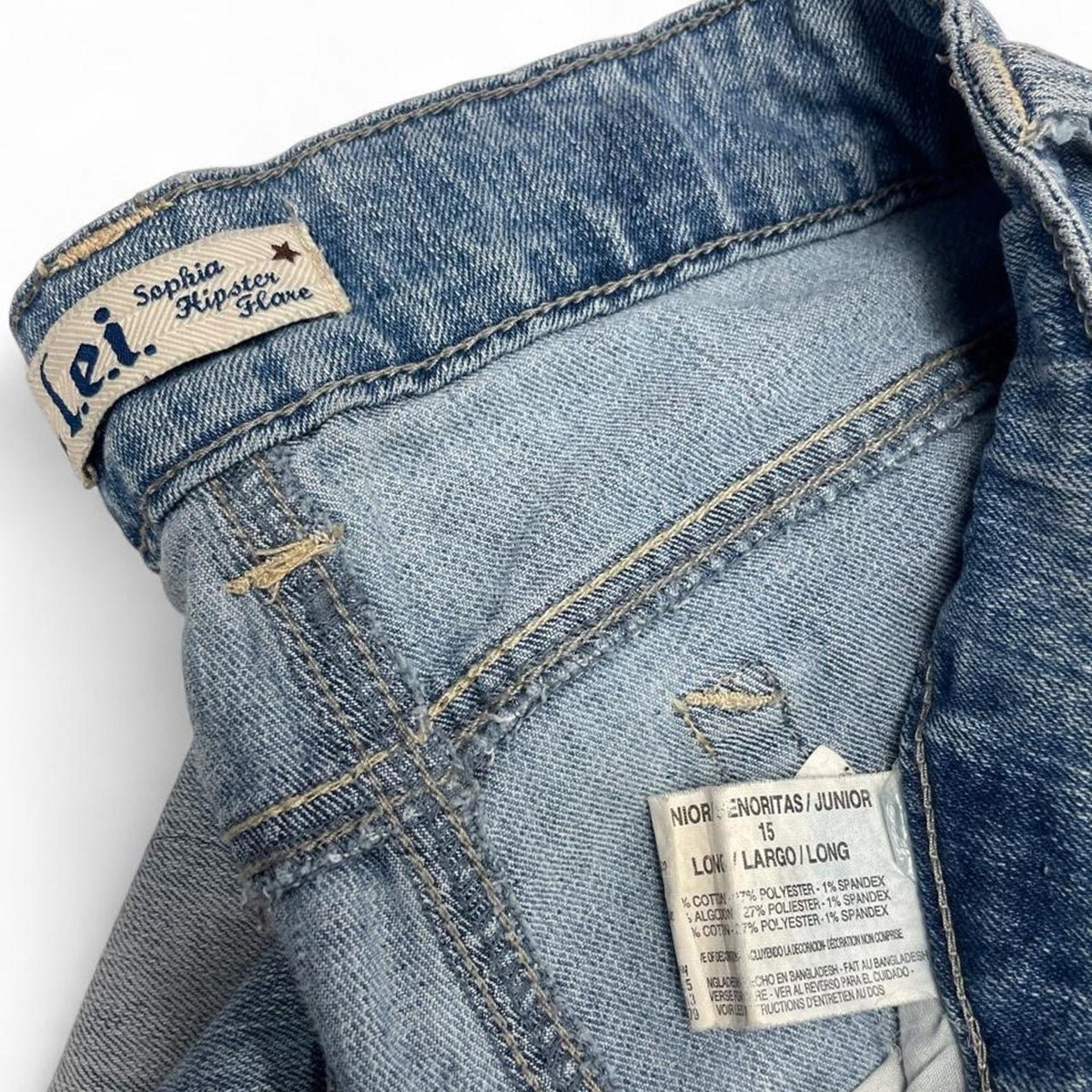 Sophia webster blue denim jeans