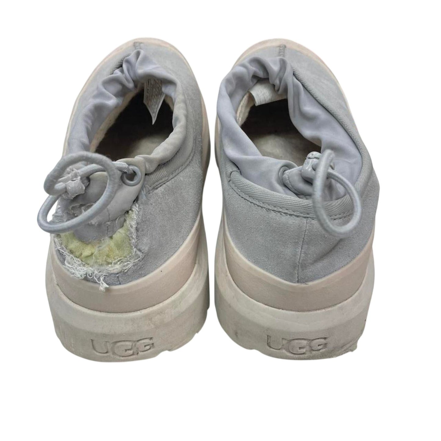 Ugg grey suede platform sneakers
