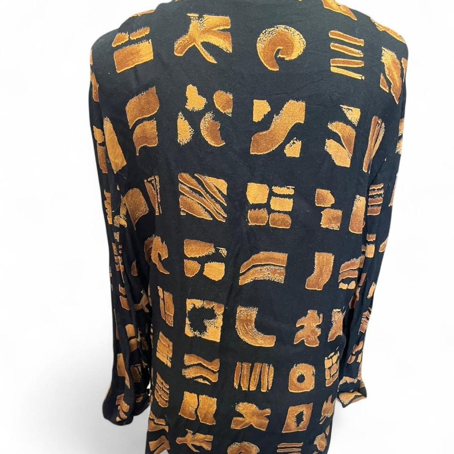 Ellen figg black and brown shirt
