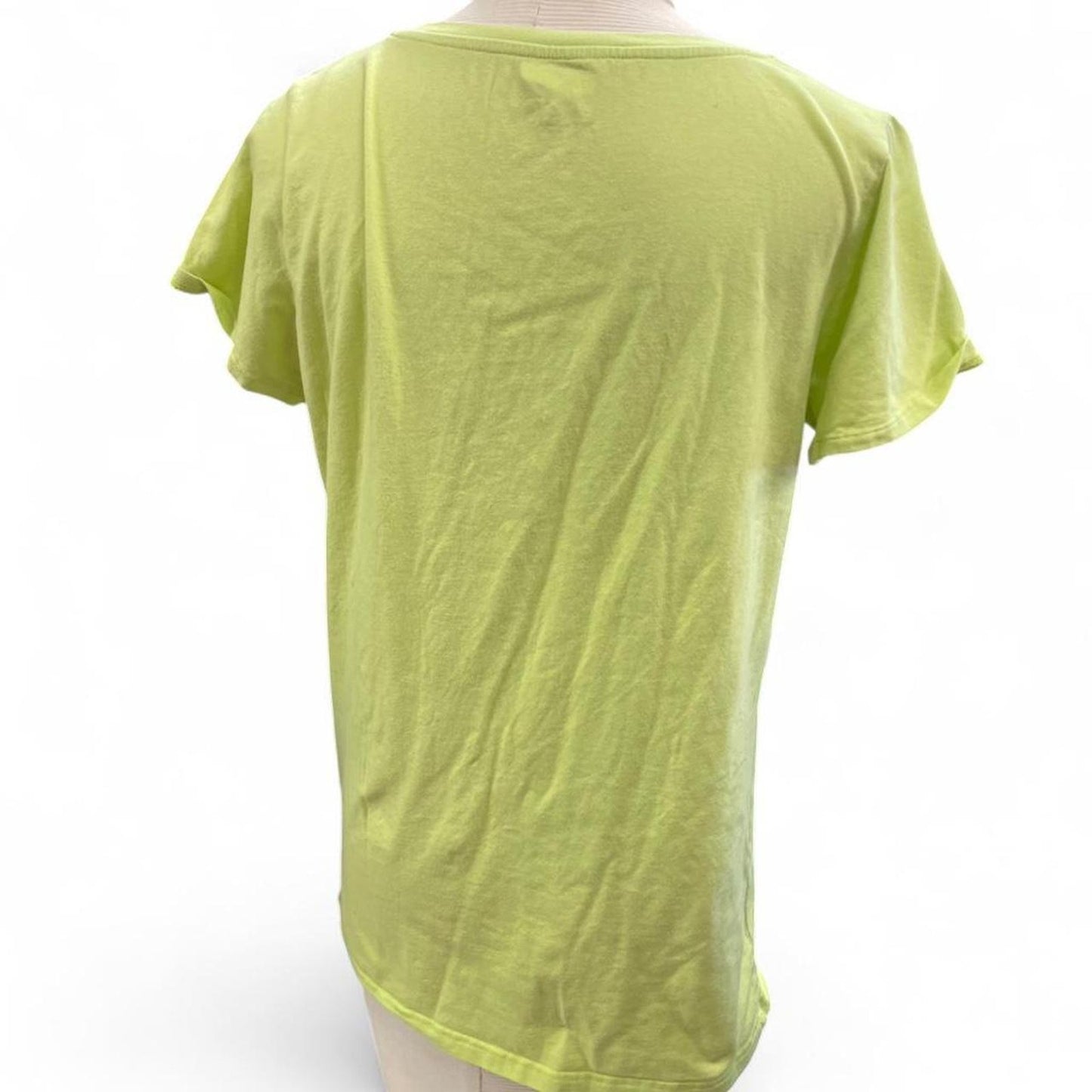 Avetro lime green v neck