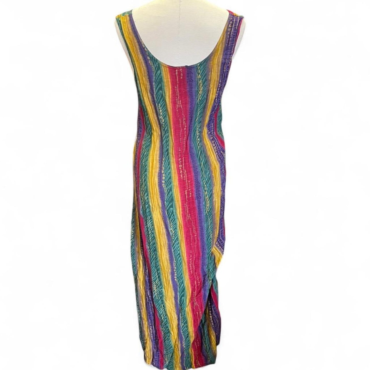 90s multicoloured maxi dress