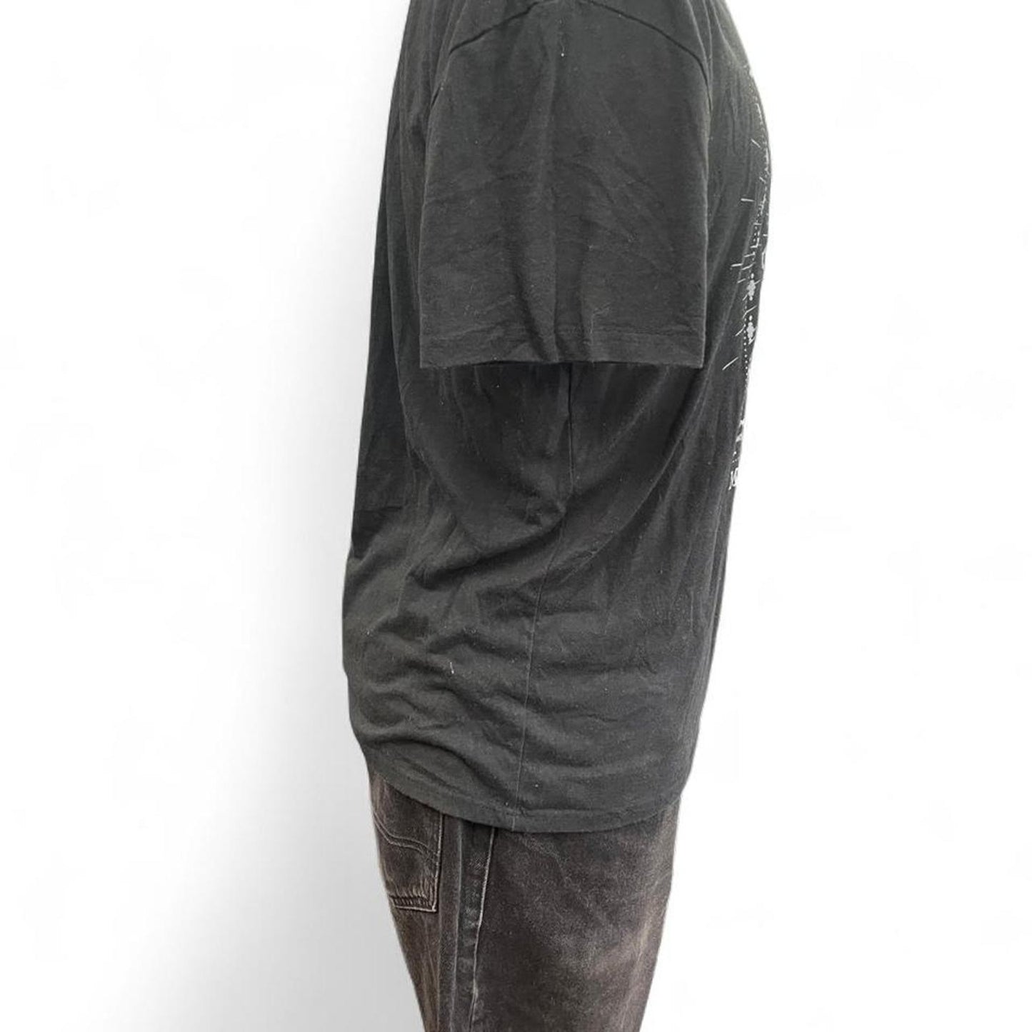 Black mystical life graphic tee