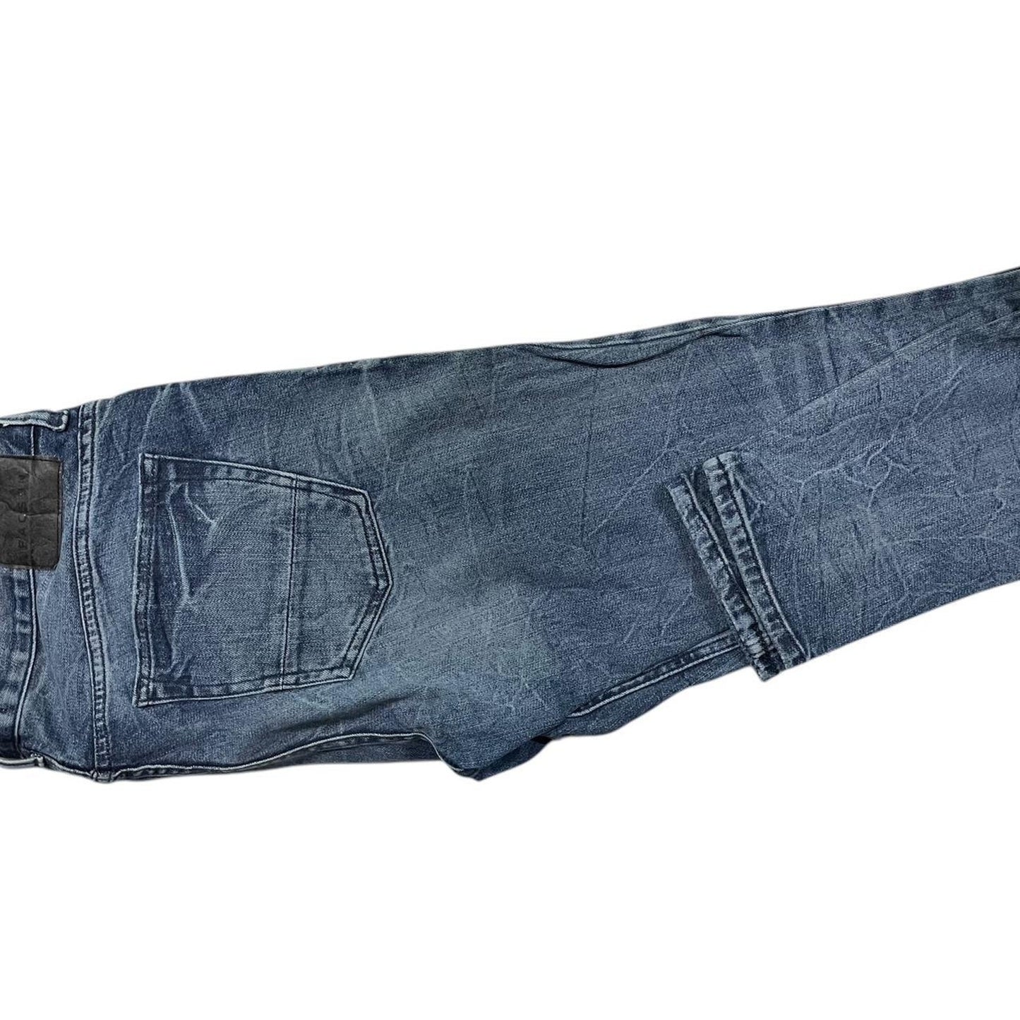 Blue denim jeans