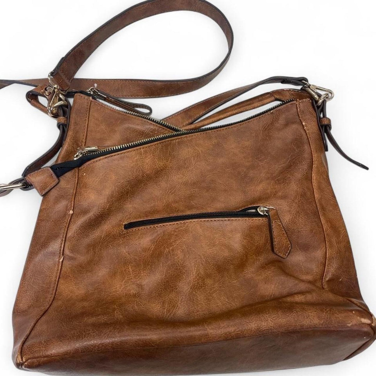 Love hat brown leather shoulder