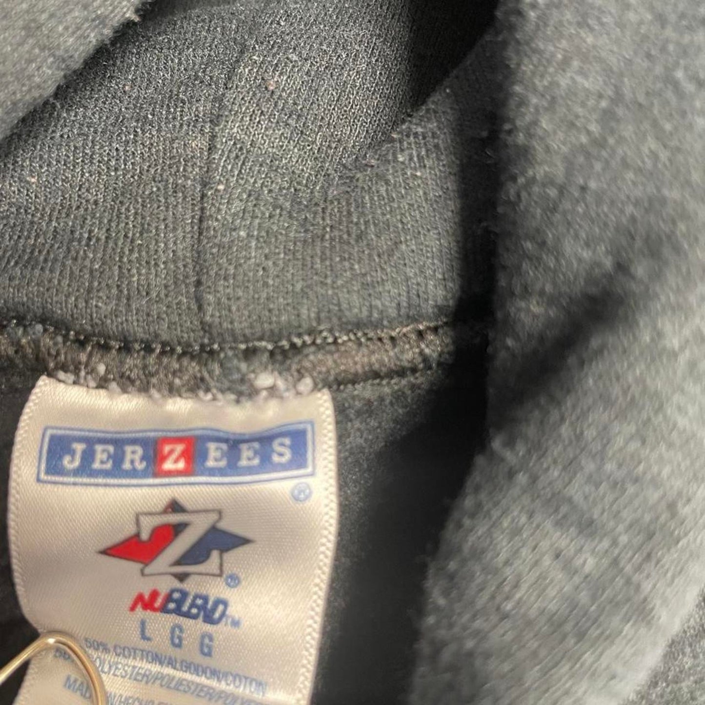 Jerzees black cotton polyester