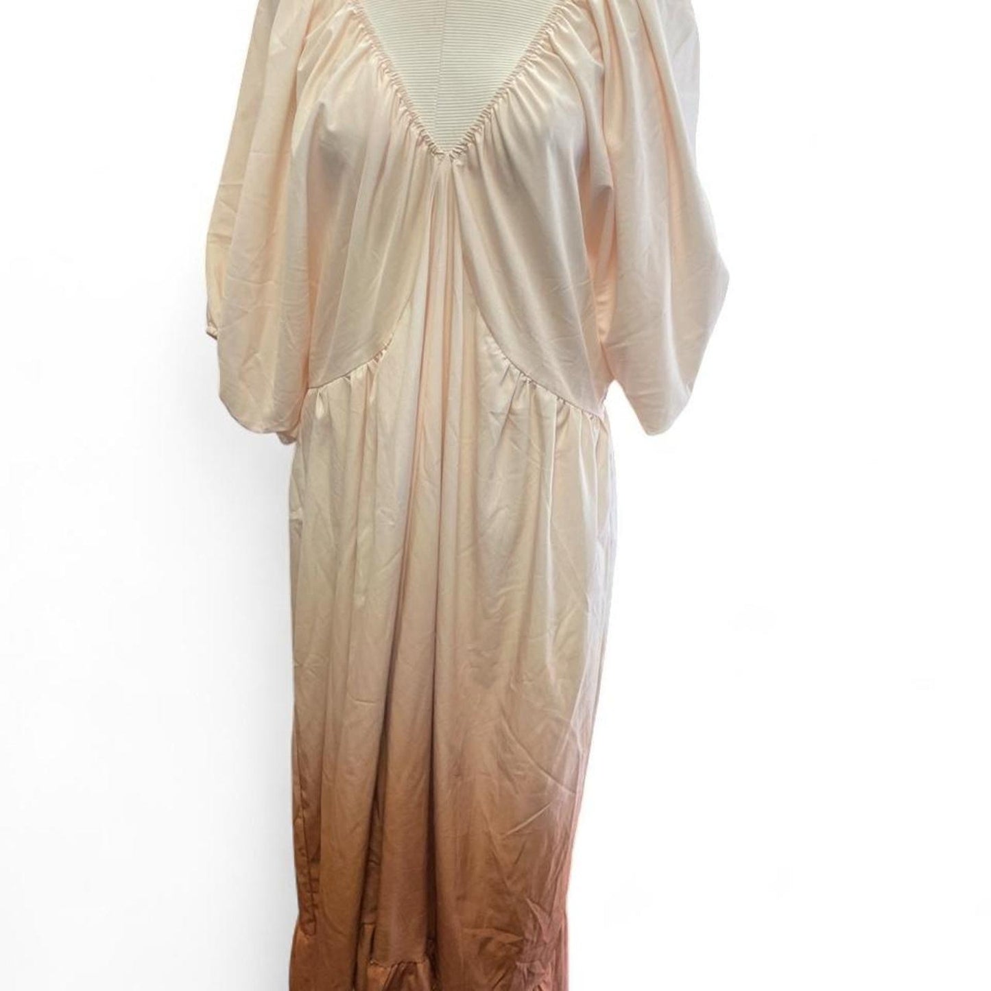 Cream tan maxi dress