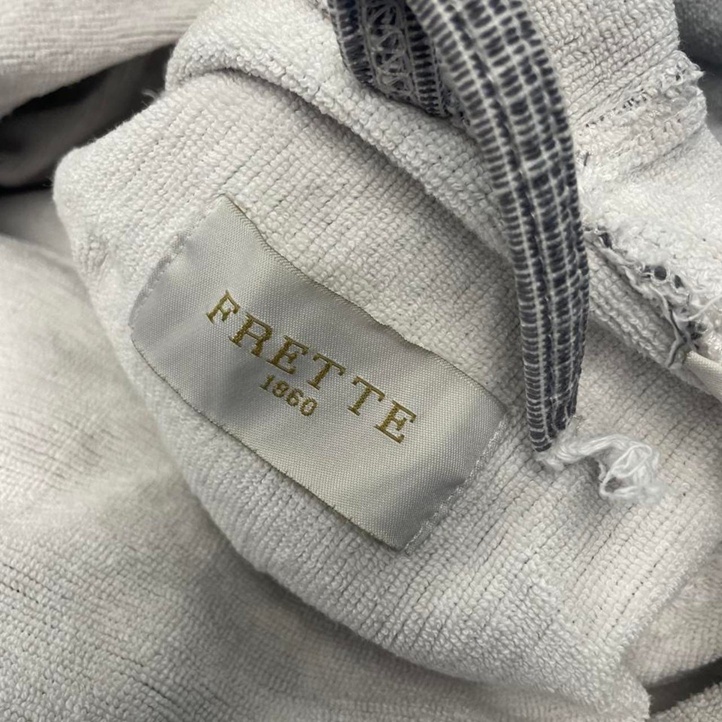 Frette gray corduroy robe with