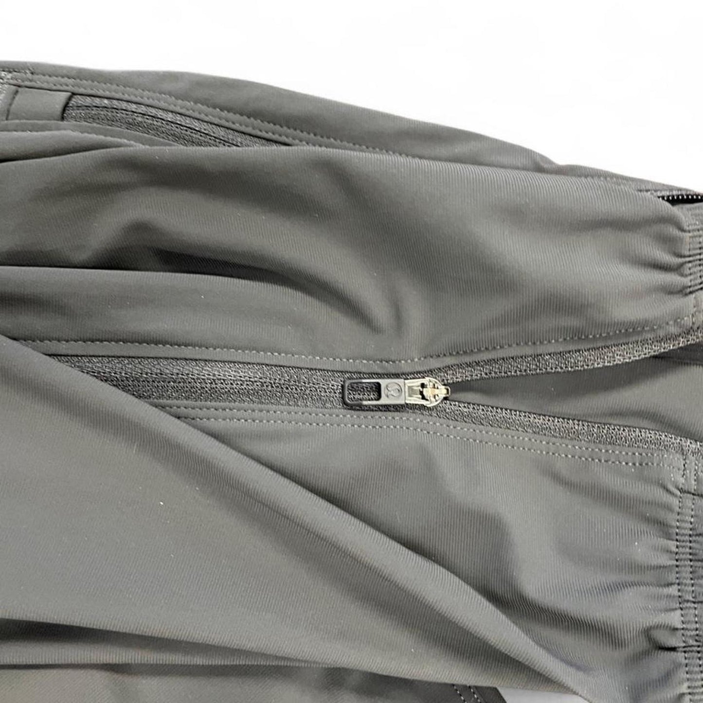 Grey lululemon track pants with