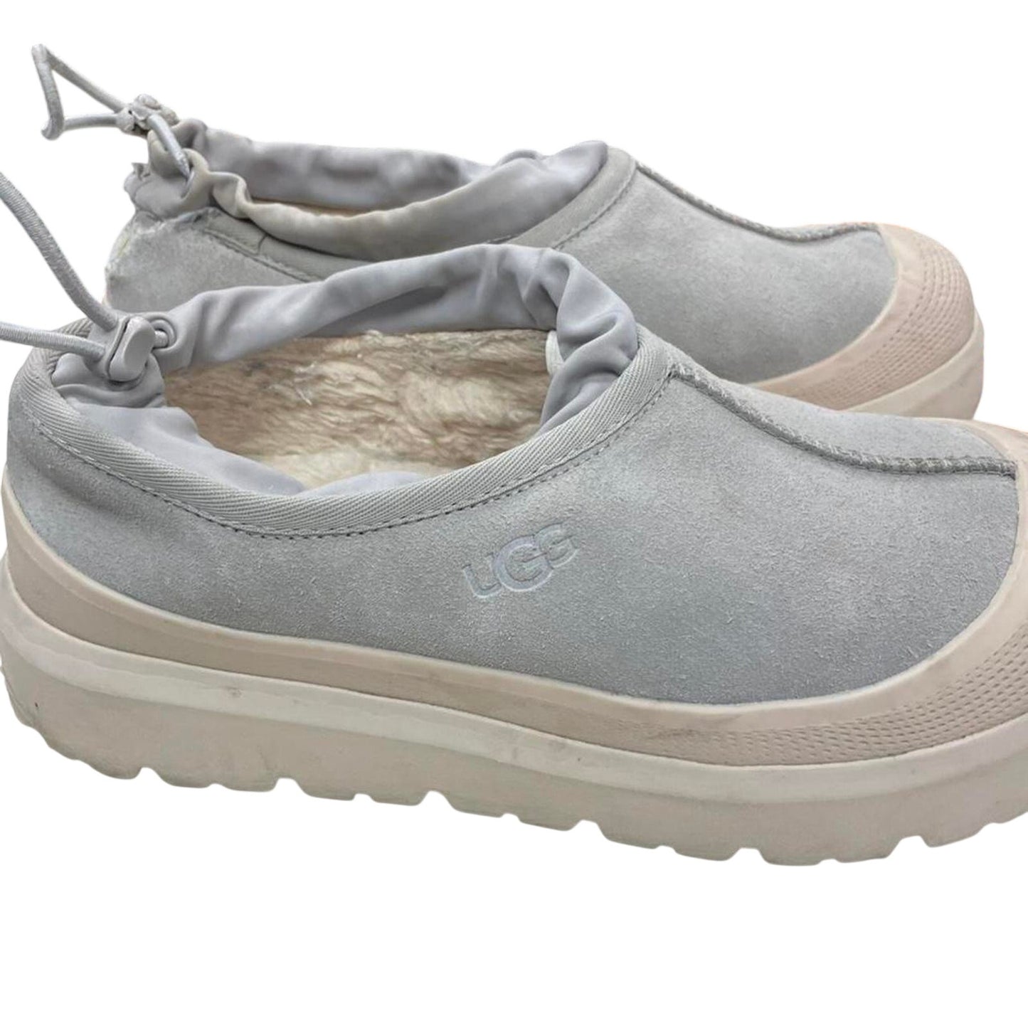 Ugg grey suede platform sneakers