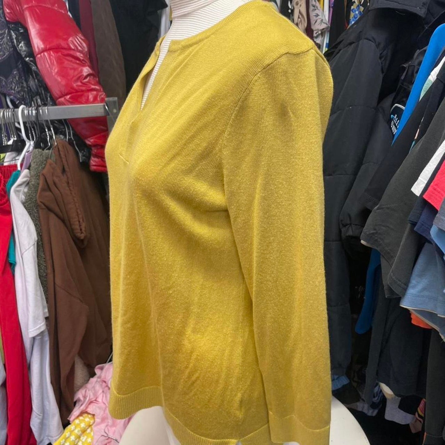 Van heusen yellow long sleeve