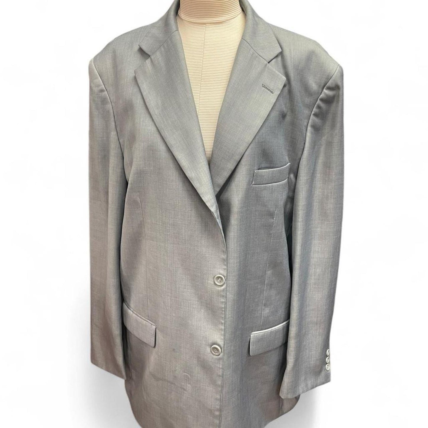 mens Grey blazer with a classic