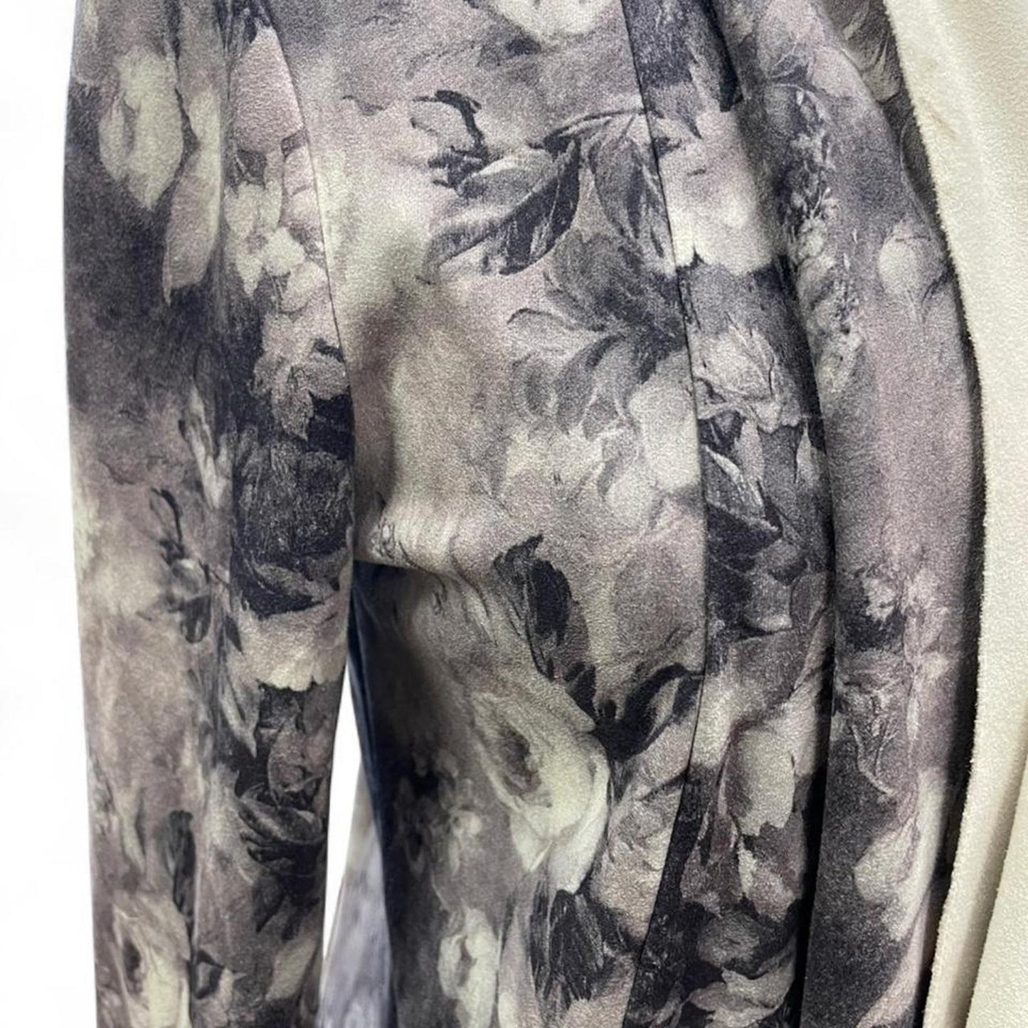 Solitaire grey floral duster jacket