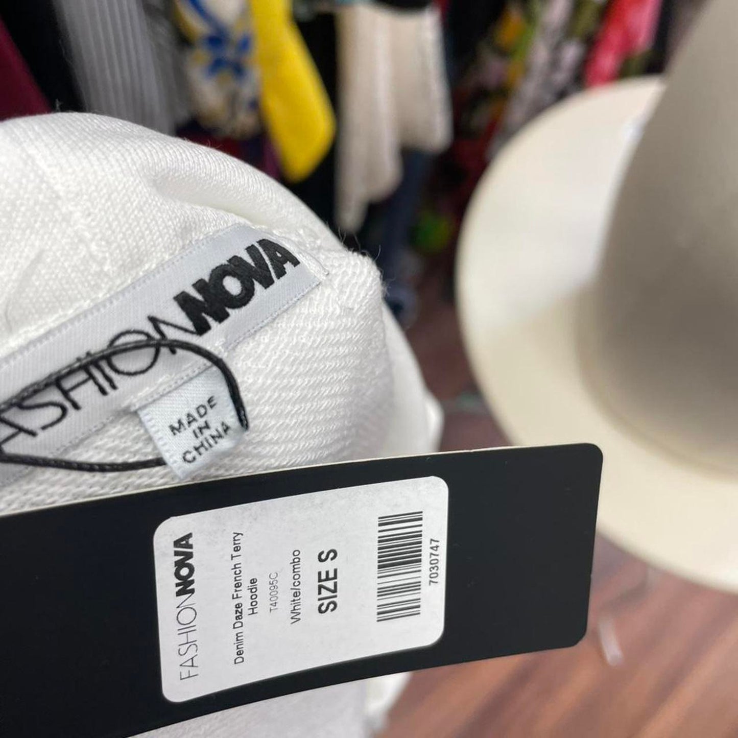 Fashion nova denim and white