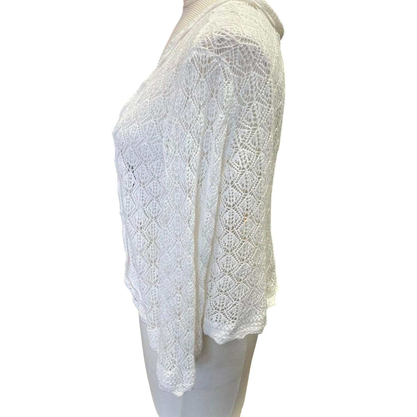 White lace cardigan