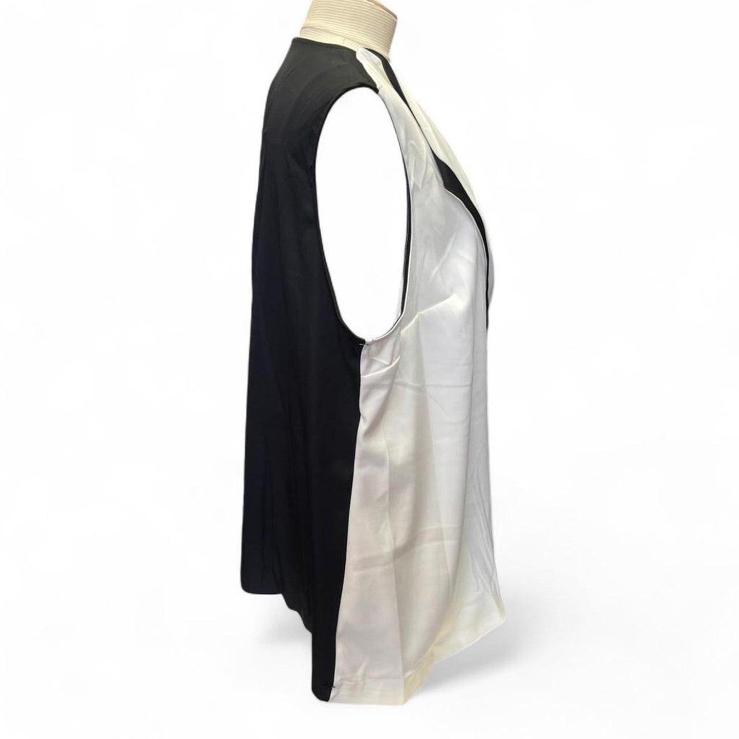 Shein black and white sleeveless
