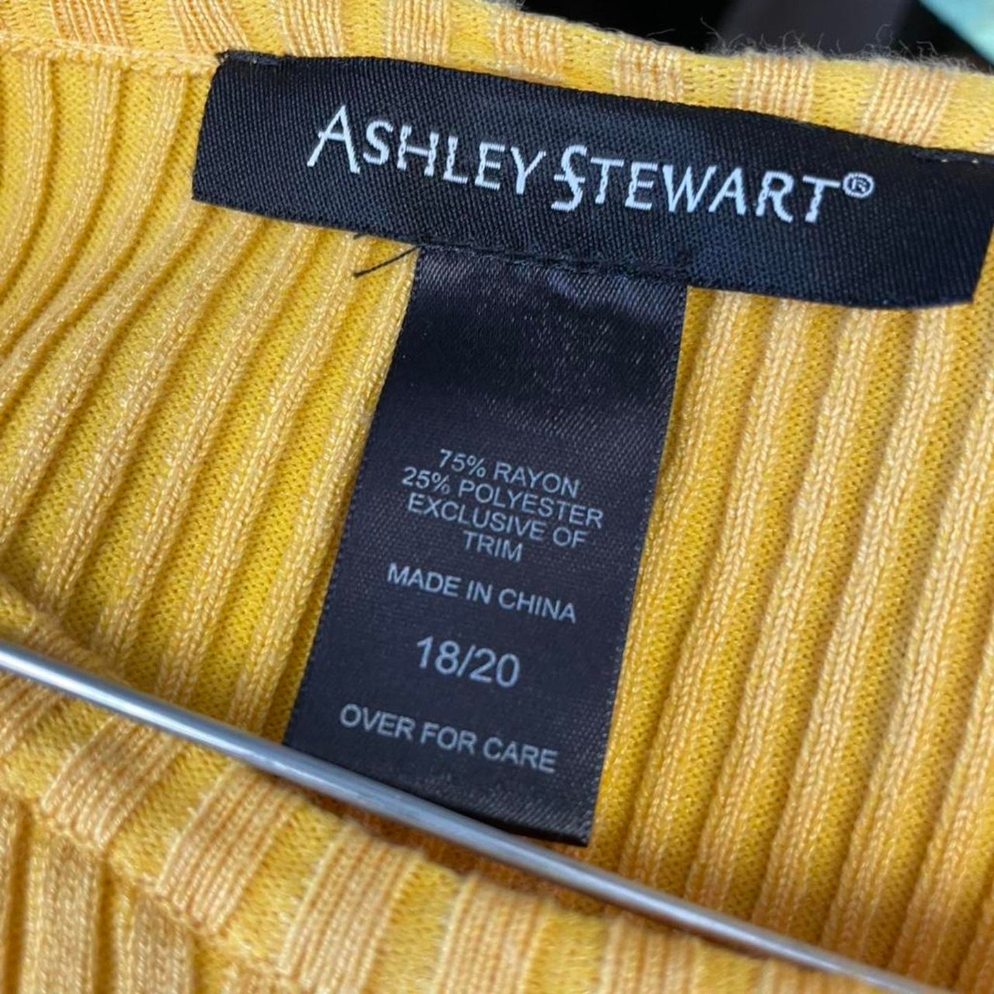 Yellow long sleeve button up