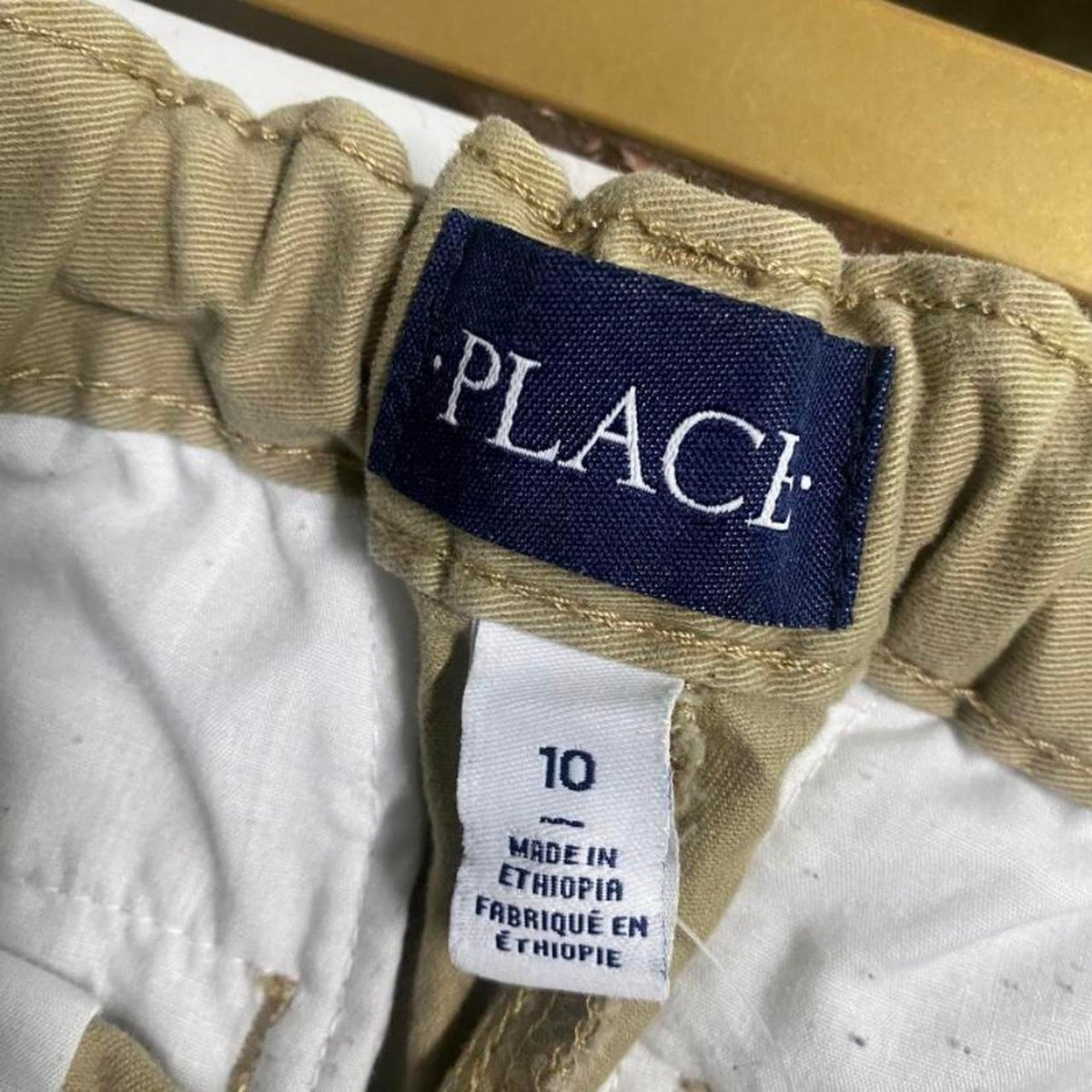 Tan boy pants size 10