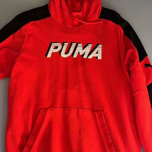 Red puma hoodie