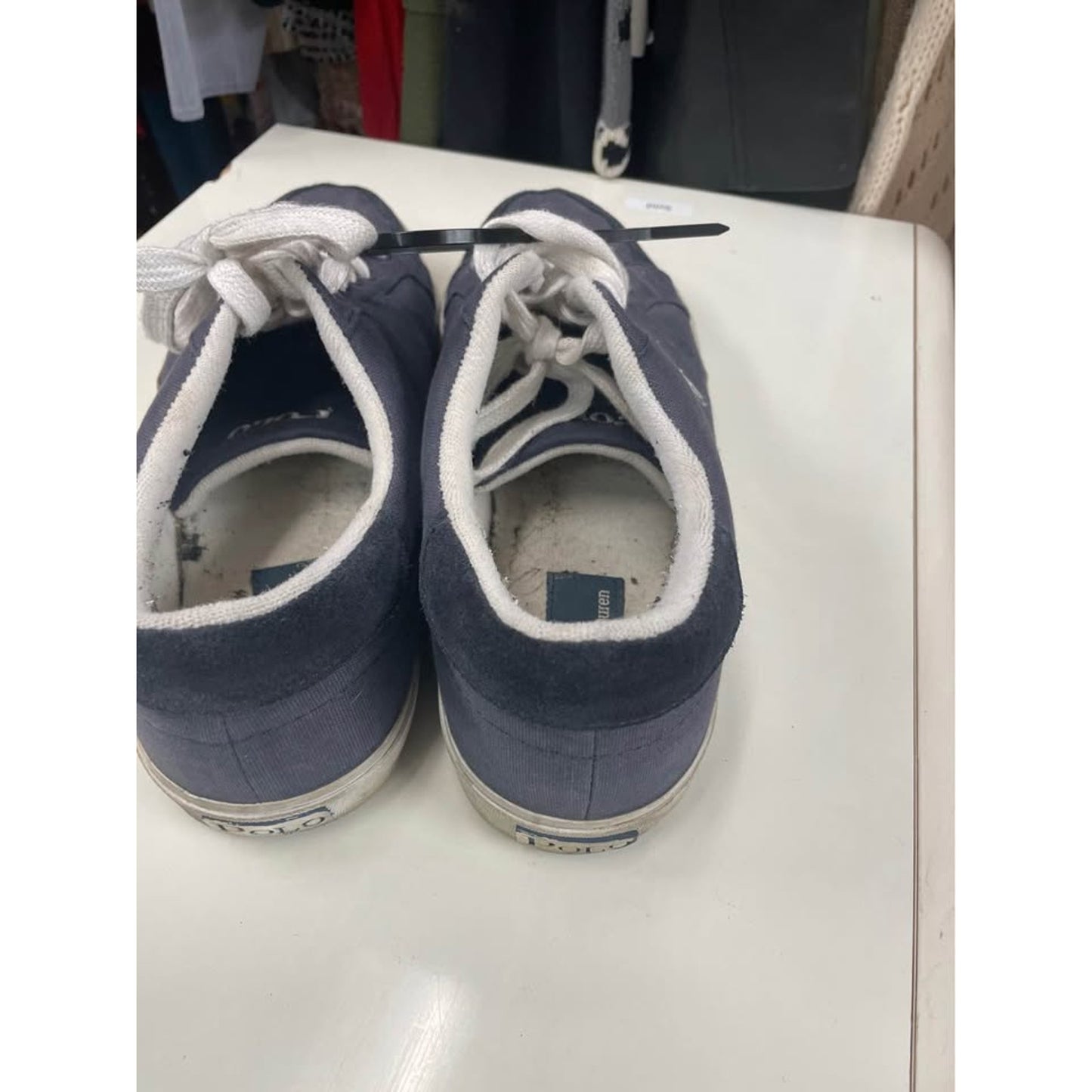 Blue shoes